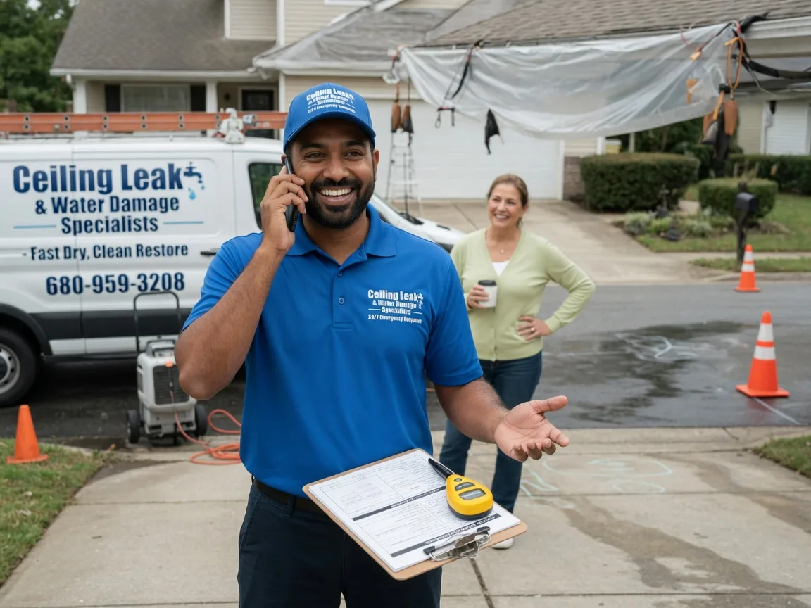 Ceiling Leak Cleanup Ravenden Springs, AR FAQs